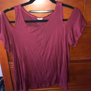 Cold shoulder top